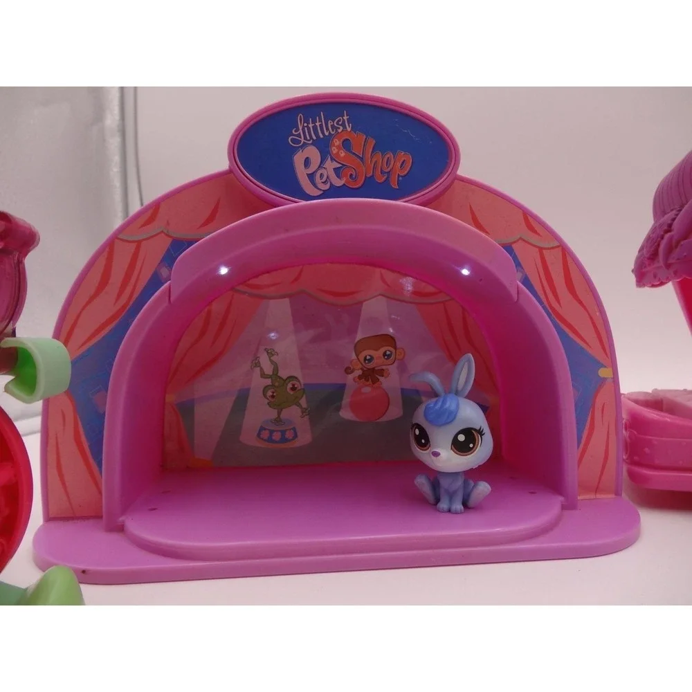 Littlest Pet Shop Hamster Tunnel Delights Treat Truck Light Up Stage Tiniest Min
